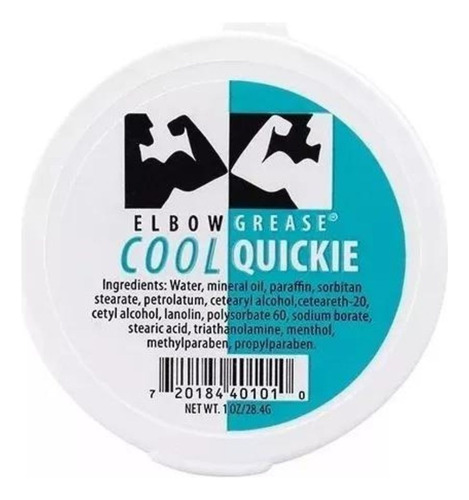 Lubricante Postre Fresas C/ Crema 30ml + Elbow Grease Cool Fresas Con Crema
