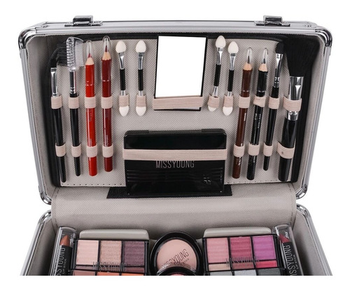 Maletin Maquillaje Make Up Set Kit Cosmeticos Aluminio