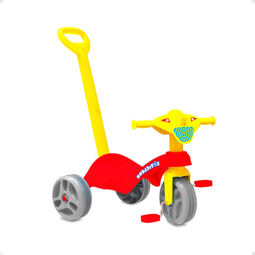 Triciclo Infantil Nena Nene De Plastico Reforzado Con Barral