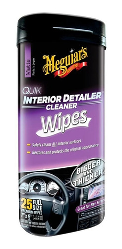 Quik Interior Detailer Wipes 30 Wipes