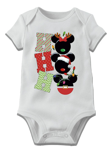 Pañalero Navidad Mickey Mouse Ho Ho Ho