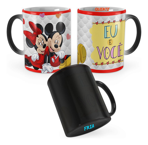 Caneca Mágica Mickey Minnie Eu E Você