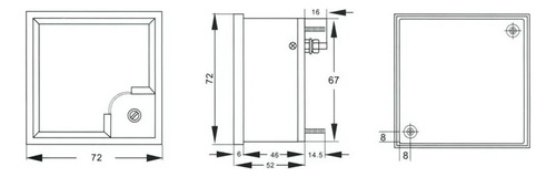 Voltimetro Planta Electrica Generador 110 208 220 240 277 V