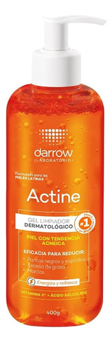 Actine Gel Limpiador Piel Con Tendencia Acné 400ml