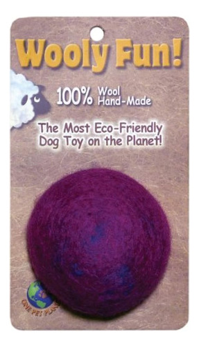 One Pet Planet 86010 275 Pulgadas Wooly Fun Ball Dog Toy