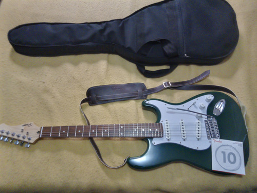 Guitarra Eléctrica Parker/ Fender Leer Diestro Verde Palo De Rosa (Usado)