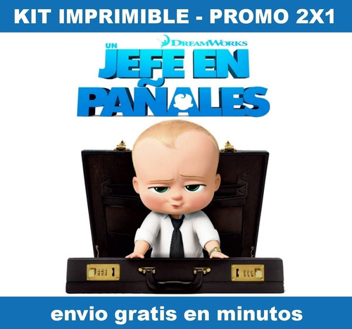 Kit Imprimible Un Jefe En Pañales Candy Bar Promo 2x1