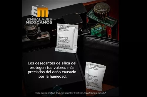 Silica Gel O Gel Sílice En Sobres De 5g 200 Pz Para Humedad – EMBALAJES  MEXICANOS