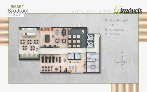 Imagem 22 de 22 de Smart São João - Apartamento Para Venda Com 2 Dormitórios, 1 Vaga No Bairro São João Em Itajaí - Sc - Ap2380