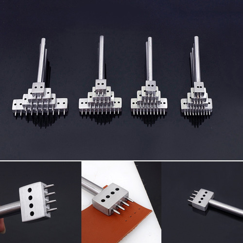 Diy Tools Leathercraft 4mm Espaçamento Couro Buraco Socos 10