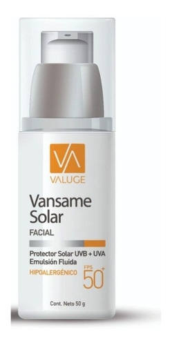 Protector Solar Fps 50+ Vansame Facial