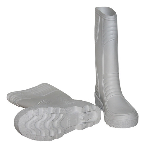 Imagen 3 de 9 de Botas Pvc Caña Larga Sin Puntera Supla, Blanca Talla 44 Pc