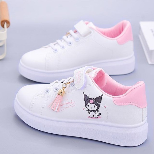 Zapatos Casuales Sanrio Kuromi Para Niñas, Zapatillas De Dib