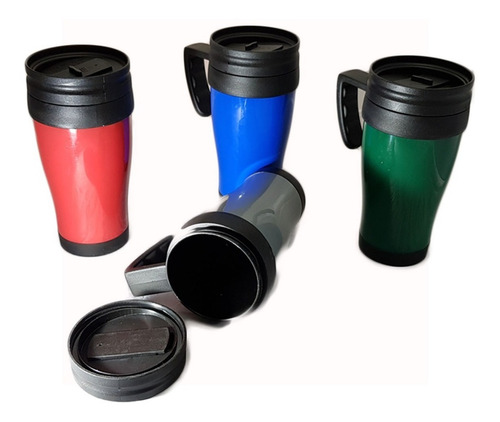 Imagen 3 de 5 de Jarro Térmico Taza Vaso 400 Cc Frío Calor Camping