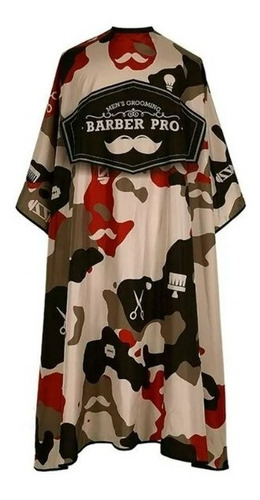 Capa De Corte Peinador Camuflado Barberia - Variedades