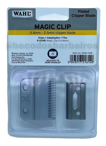 Lamina Wahl Magic Clip Cordless - Original (2161)