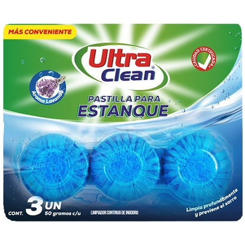 Pastilla De Estanque Ultraclean 3 Pack 3unidades