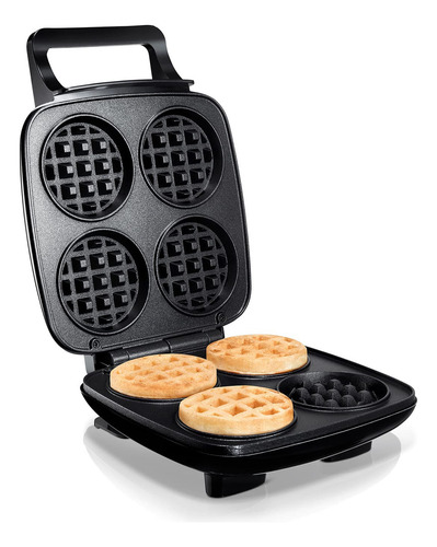 Máquina De Waffles Clásicos Y Chaffles Versátil Y Fácil De