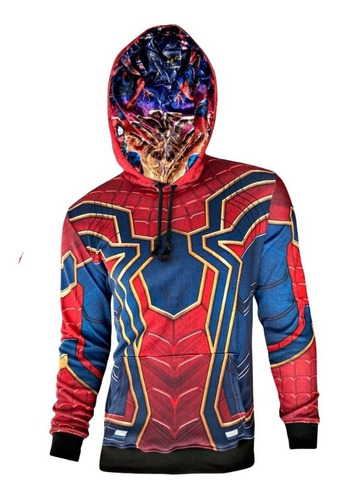 Sudadera Iron Spider Con Capucha