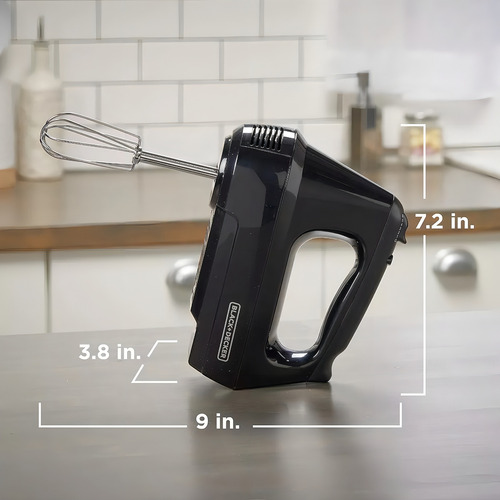 Batidora de inmersión Black+Decker MX3200B negra 60 Hz 127 V