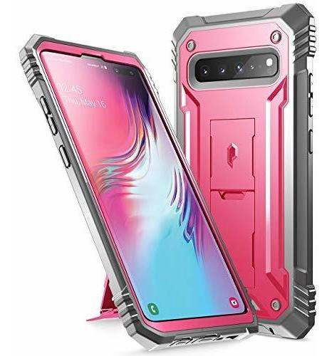 Funda Resistente Rosa Galaxy S10 5g  Funcion Atril Cubierta 