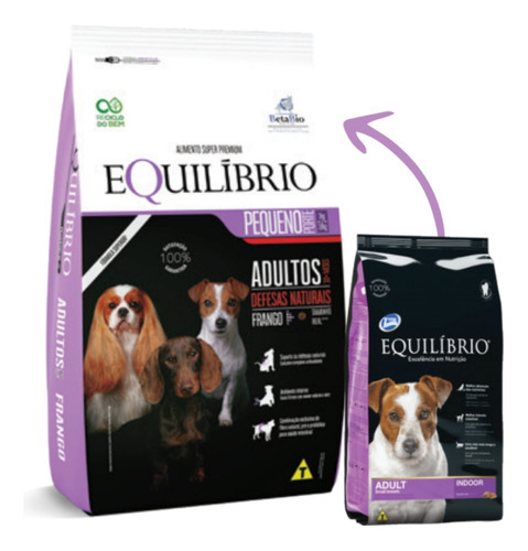 Ração P/caes Equilibrio Adulto Porte Pequeno 2,5kg