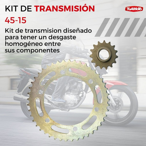 Kit Transmision 428/132/45-15 Yamaha Fazer 250 Silverst 2134