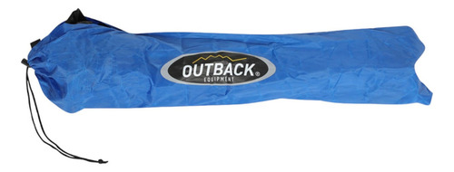 Mesa Plegable Porta Con Vasos Outback Color Azul
