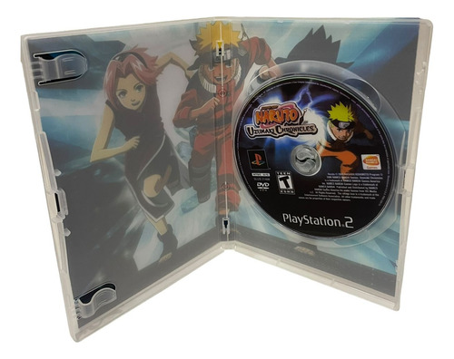 Naruto Uzomaki Chronicles Play 2 Com Capa E Pôster Ps2