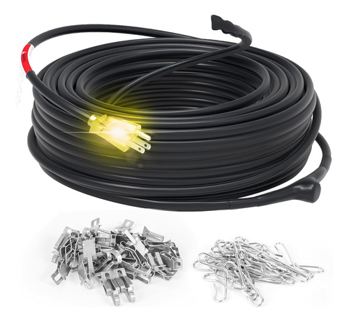 Cable Calefactor Techos Y Canalones De 125 Pies Enchufe...