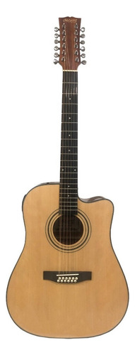 Guitarra Electroacustica Mc Cartney 12 Cuerdas X-12-nt Msi