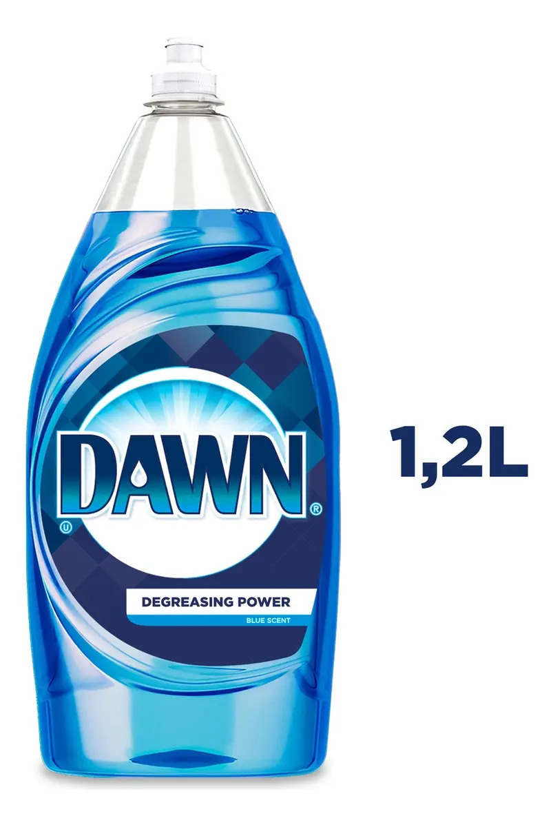 Lavatrastes Líquido DAWN Poder Desengrasante, Jabón Líquido para Trastes con Poder Desengrasante, 1.2L
