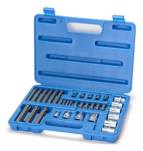 Juego De Bocallaves Torx Y Puntas Tamper Torx 34 Piezas