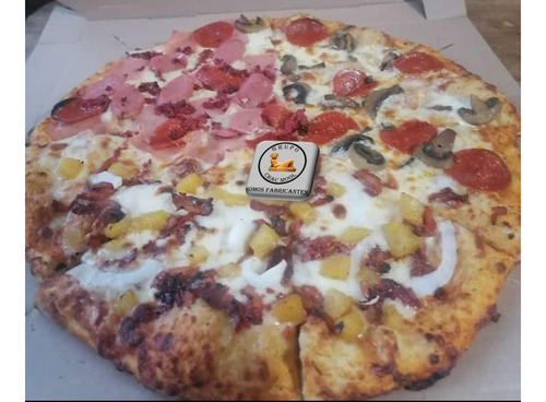 Horno Pizzero Para 2 Charolas De 45*45 H9p