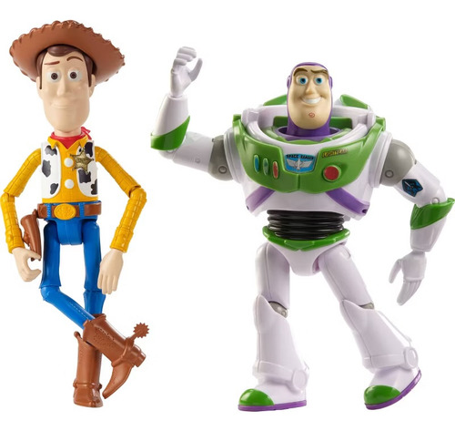 Buzz Y Woody De Pixar Toy Story 18cm Pizza Planet Adventure