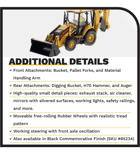 Diecast Masters 1:50 Escala Caterpillar 420f2 It Retroesc...