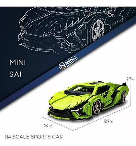 Nifeliz Mini Sai Sports Car Moc Bloques De Construcción Y J