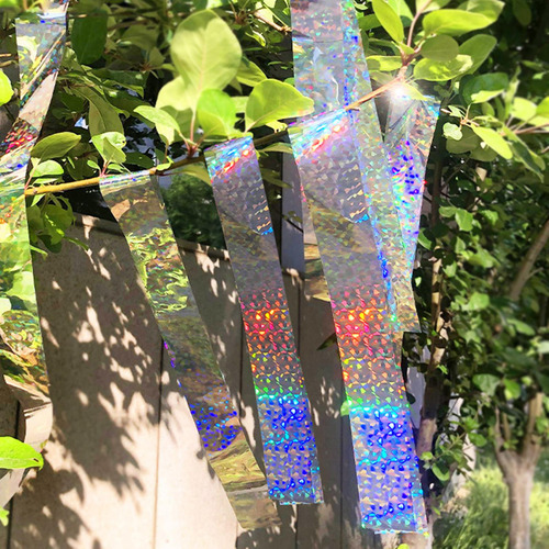 Cinta Reflectante Intermitente Evita Que Los Pájaros 50m