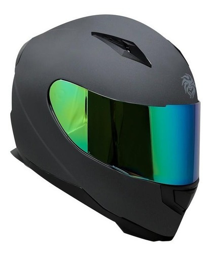 Casco Para Moto Kov Novak Negro Mate Mica Iridium Deportivo Tamaño del casco L (59-60 cm)