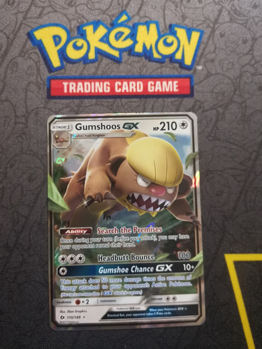 Gumshoos Gx 110/149 Sun & Moon Pokemon Tcg