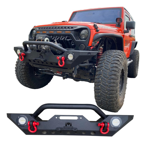 Parachoques Delantero Compatible Con Jeep Wrangler Y Gladiat