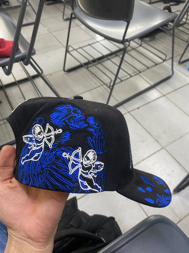 Dandy Hats Ángel Azul (g5) Negro Unitalla Gamuza