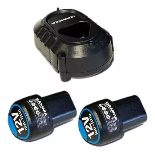 Imagen 3 de 8 de Taladro Atornillador A Bateria Gamma G12101ar 12vcc