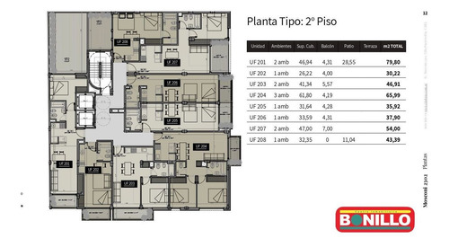 Imagen 7 de 18 de Departamento Monoambiente Venta Villa Pueyrredón