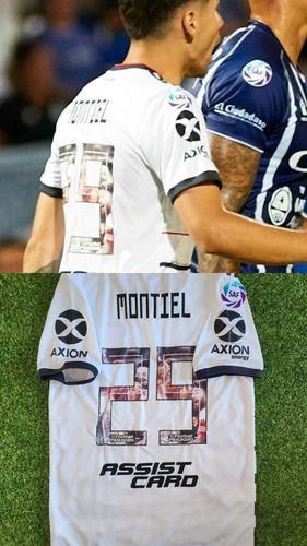 Camiseta River Plate Usada En Juego Montiel # 29 (Usado)