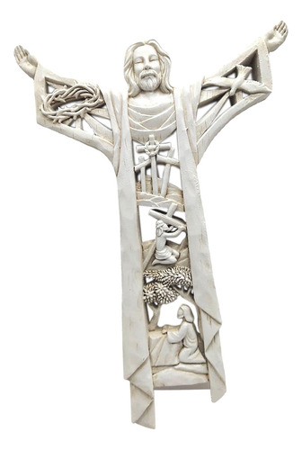 Estatua De Cristo Resucitado, Figuritas De Jesús, Telón De