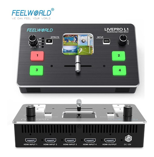 Feelworld Livepro L1 V1 Mezclador De Video Multicámara Cn
