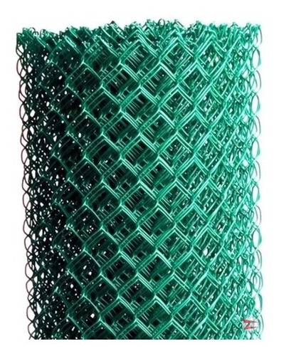 Tela Alambrado 3 F 14 Pvc Verde 10,00x1,00m