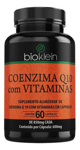 Coenzima Q10 Com Vitaminas - Bioklein - 60 Cápsulas