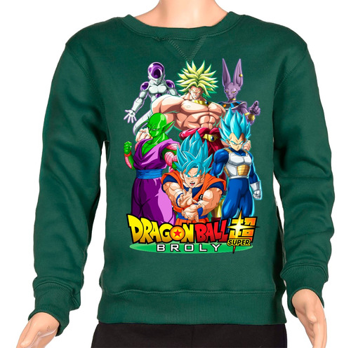 Buzos Algodón Felpa Dragon Ball Super